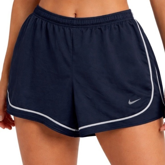 Nike Pants - Nike Team Fit Dry Womens Black Athletic Running Shorts Elastic Waist Size Large